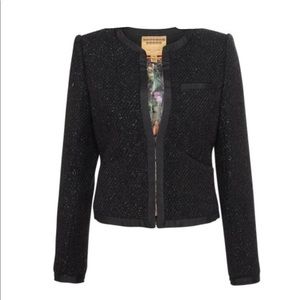 Lodi sparkle red baker black jacket